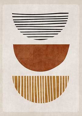 Abstract Shapes 05 Earth Tones