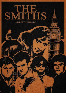 The Smiths Louder Than Bombs Poster