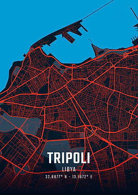 Tripoli City Map