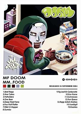 MF DOOM MM..FOOD Album Cover