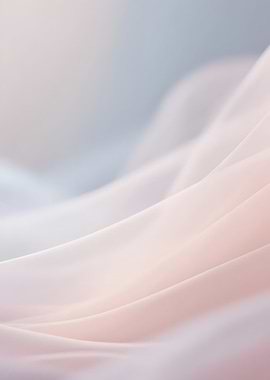 Abstract Pastel Fabric Waves