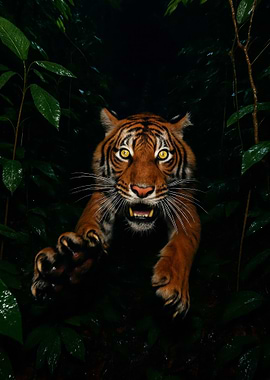 Tiger in the Jungle