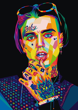 Lil Peep Wpap Art