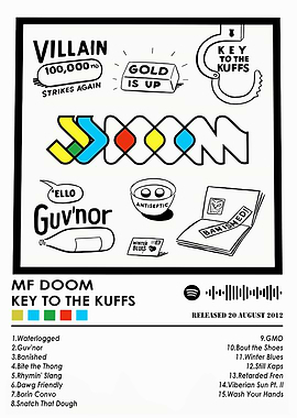 MF DOOM Key to the Kuffs Artwork