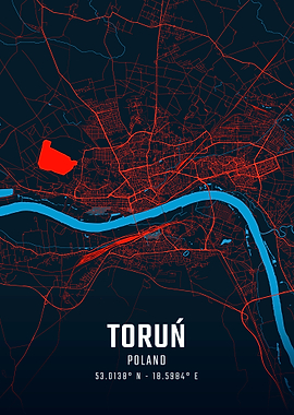 Torun City Map