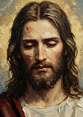 Portrait of Jesus Christ Oil Painting
