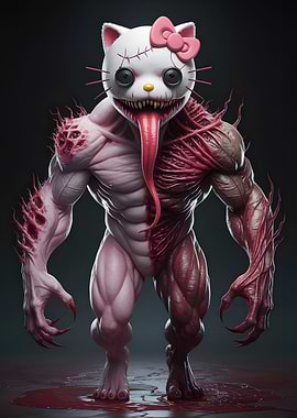Horror Kitty Monster