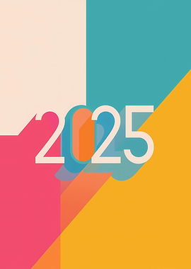 Colorful 2025 Graphic Design