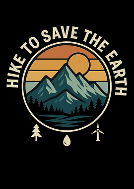 Hike to Save the Earth Graphic