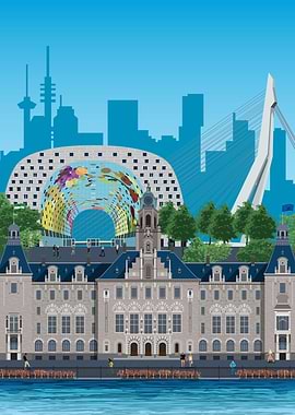 Rotterdam Travel Print