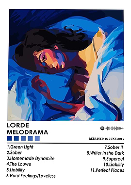 Lorde Melodrama Album Cover Art