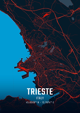 Trieste City Map