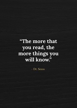 Dr. Seuss Book Reading Quote