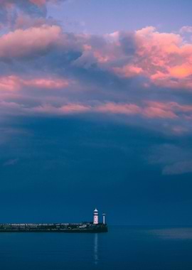 Lighthouse at Dusk