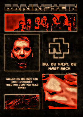 Rammstein Poster Art