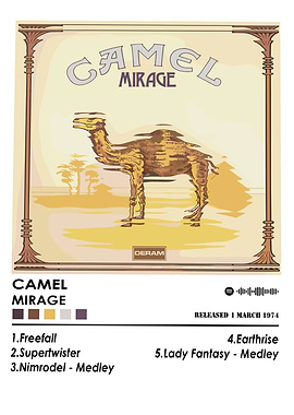 Camel Mirage Album Cover Art