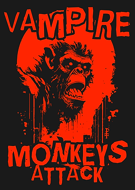 Vampire Monkeys Attack Graphic