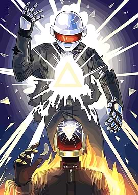 Daft Punk Digital Art