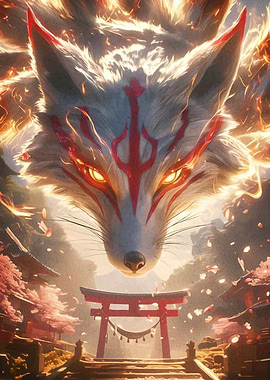 Nine-tailed Fox Spirit Torii Gate