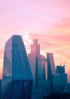 City of London at Sunset
