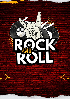 Rock and Roll Music Poster