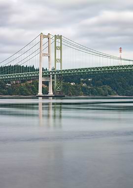 Tacoma Narrows Bridge over Puget Sound