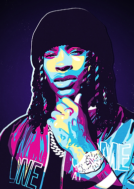 King Von Pop Art Portrait