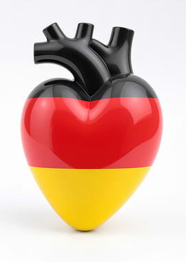 German Flag Heart