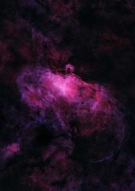 Eagle Nebula in Pink & Purple
