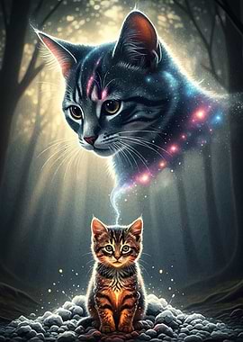 Cosmic Cat Kitten Connection