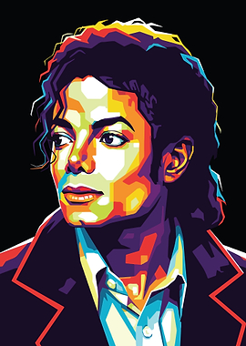 Michael Jackson Pop Art Portrait