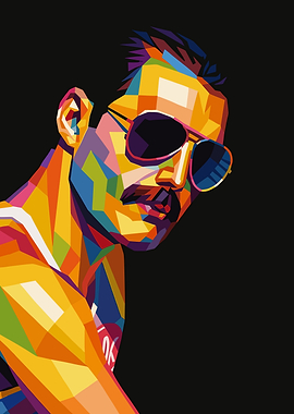 Freddie Mercury Pop Art