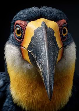 Close-up of a colorful bird
