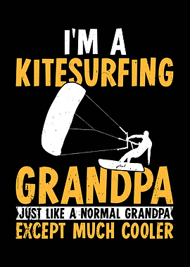 Kitesurfing Grandpa
