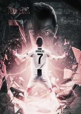 Cristiano Ronaldo Juventus Digital Art