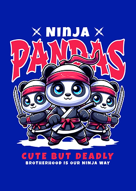 Ninja Pandas: Cute But Deadly