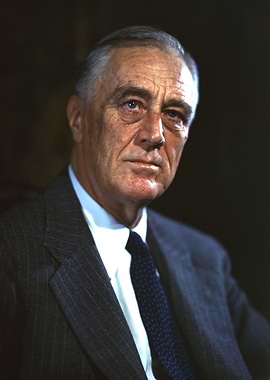 Portrait of Franklin Delano Roosevelt