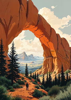 Natural Arch Landscape