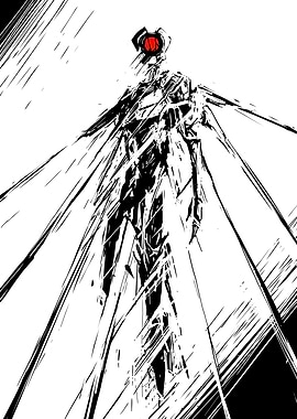 Ultrakill Figure with Red Eye