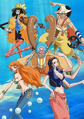 One Piece Crew Dynamic Pose Fish-man Island