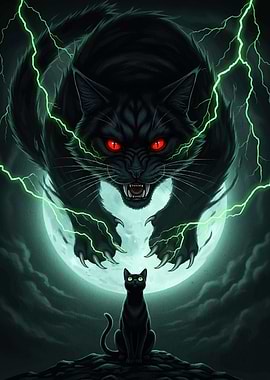 Cat Transformation Moonlight