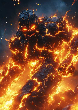 Lava Golem Monster