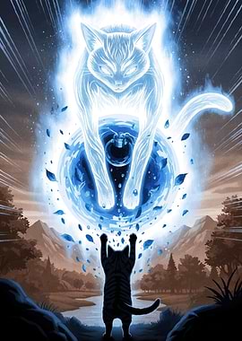 Mystical Cat Encounter