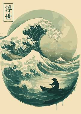 The Great Wave off Kanagawa Inspired Art
