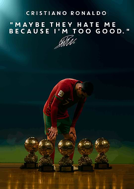 Cristiano Ronaldo: 'Maybe They Hate Me'