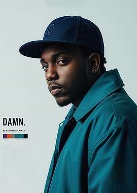 Kendrick Lamar DAMN. Album Cover