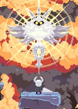 Hollow Knight Radiance Pixel Art