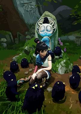 Kena and the Rot in Forest Glade