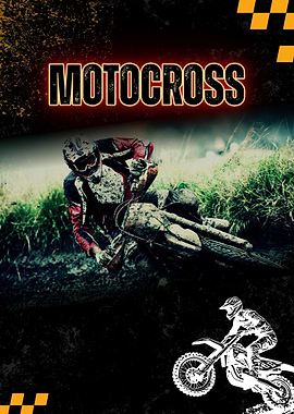 Motocross Sport Poster