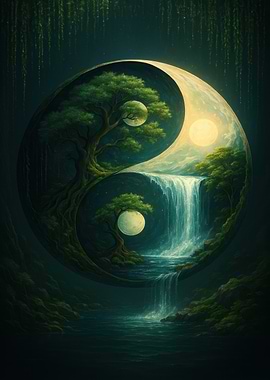 Yin Yang Nature Landscape